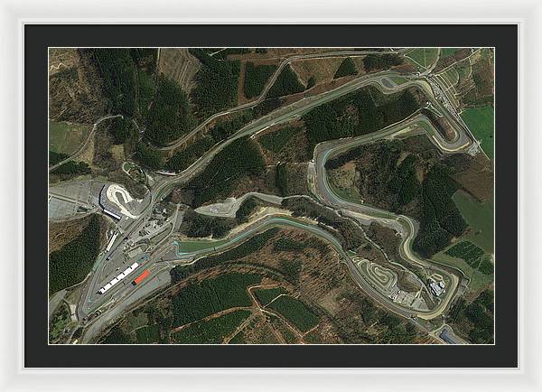 Circuit de Spa-Francorchamps - Framed Print