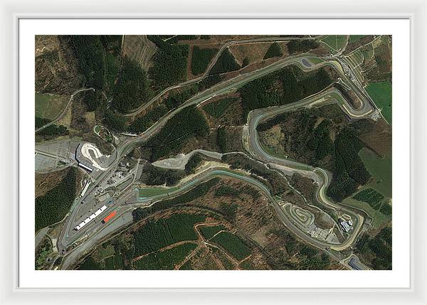 Circuit de Spa-Francorchamps - Framed Print