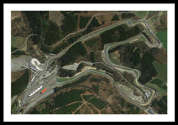 Circuit de Spa-Francorchamps - Framed Print