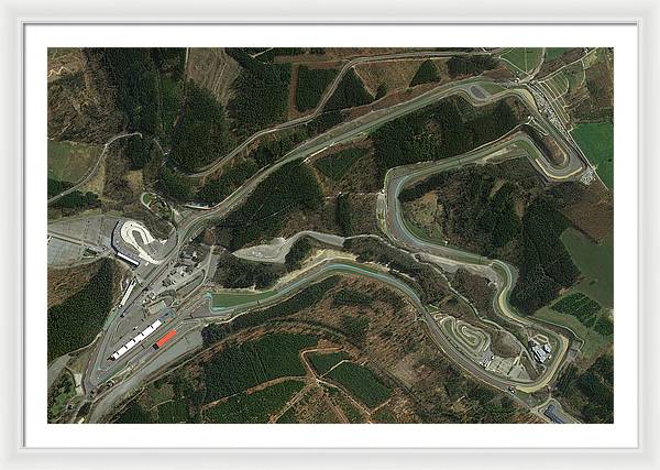 Circuit de Spa-Francorchamps - Framed Print
