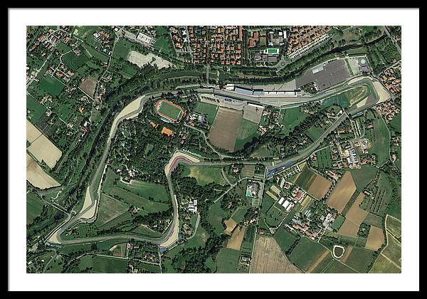 Autodromo Enzo e Dino Ferrari - Framed Print