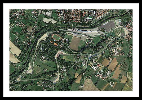 Autodromo Enzo e Dino Ferrari - Framed Print