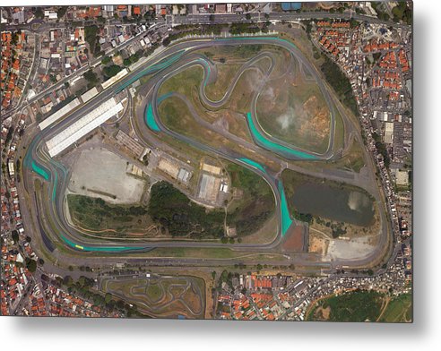 Autodromo Jose Carlos Pace - Metal Print