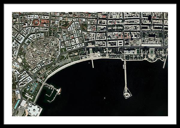Baku City Circuit - Framed Print
