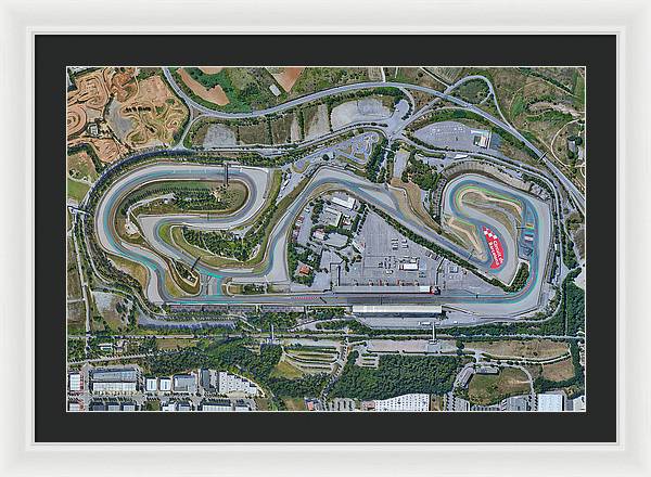 Circuit de Barcelona-Catalunya - Framed Print
