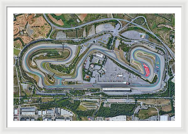 Circuit de Barcelona-Catalunya - Framed Print