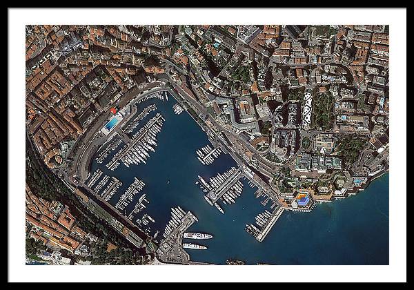 Circuit de Monaco - Framed Print