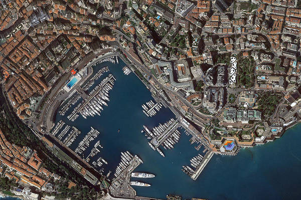 Circuit de Monaco - Art Print