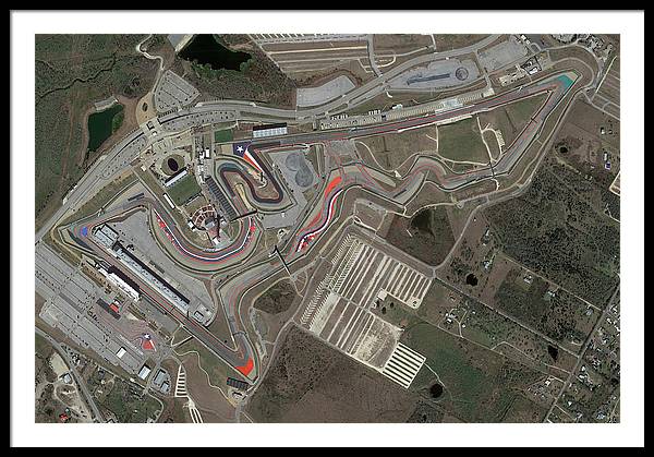 Circuit of The Americas - Framed Print