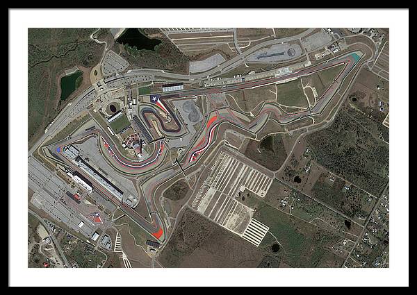 Circuit of The Americas - Framed Print