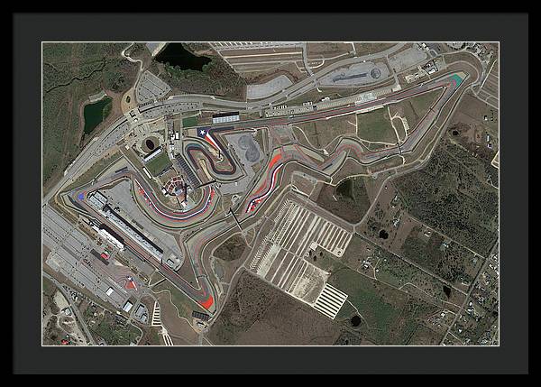 Circuit of The Americas - Framed Print