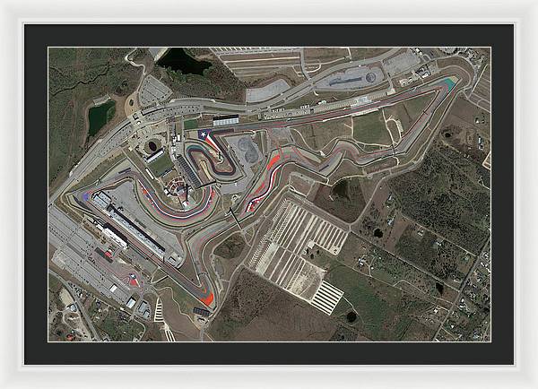Circuit of The Americas - Framed Print
