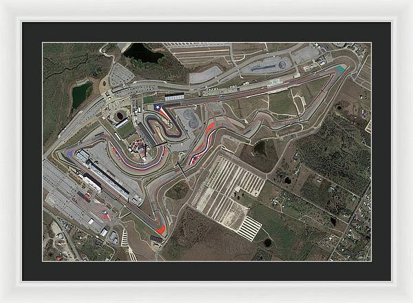 Circuit of The Americas - Framed Print