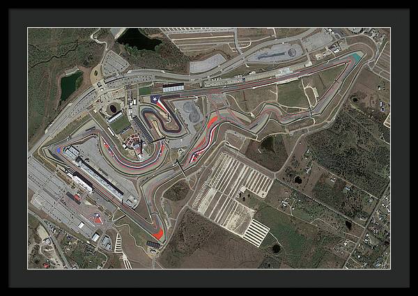 Circuit of The Americas - Framed Print