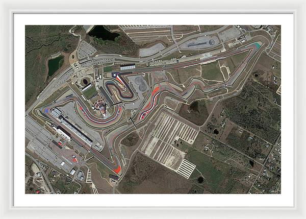 Circuit of The Americas - Framed Print