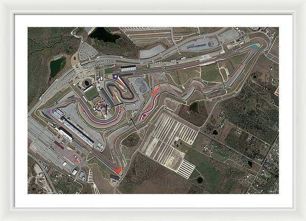 Circuit of The Americas - Framed Print