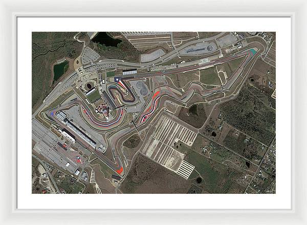 Circuit of The Americas - Framed Print