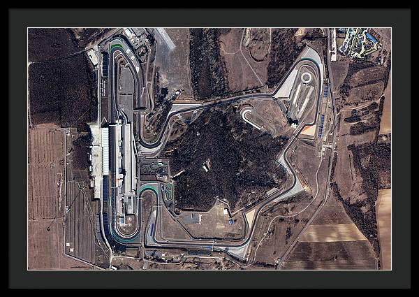 Hungaroring - Framed Print