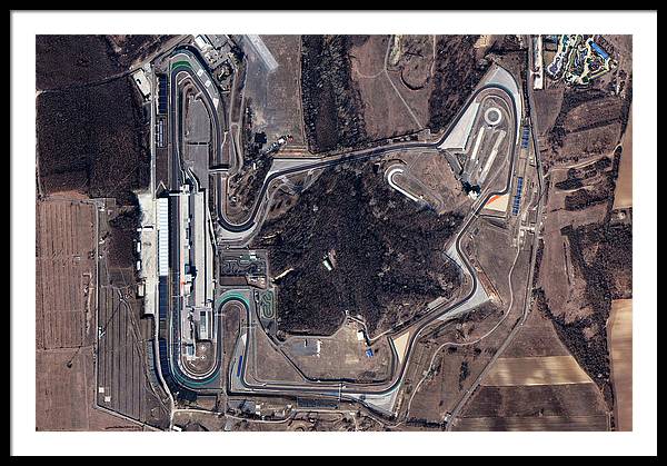 Hungaroring - Framed Print