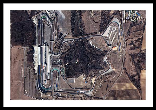 Hungaroring - Framed Print