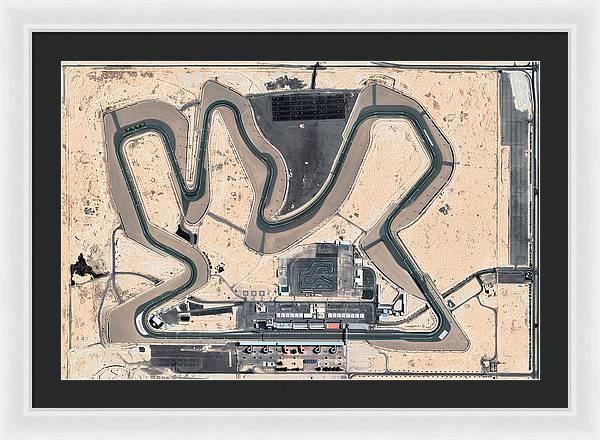 Lusail International Circuit - Framed Print