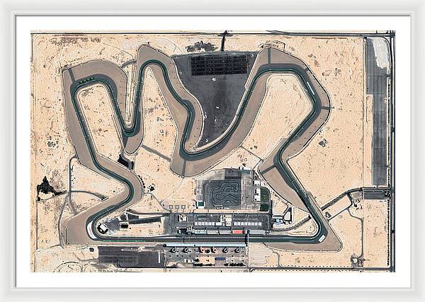 Lusail International Circuit - Framed Print