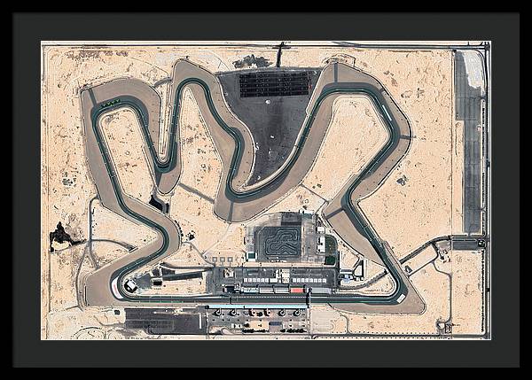 Lusail International Circuit - Framed Print