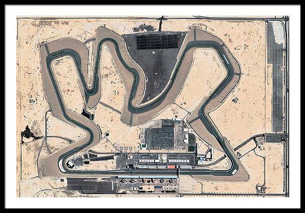Lusail International Circuit - Framed Print