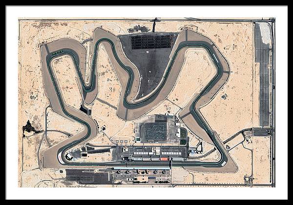 Lusail International Circuit - Framed Print