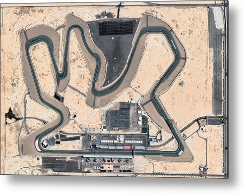 Lusail International Circuit - Metal Print