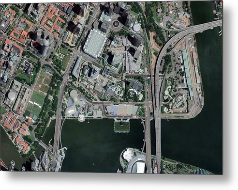 Marina Bay Street Circuit - Metal Print