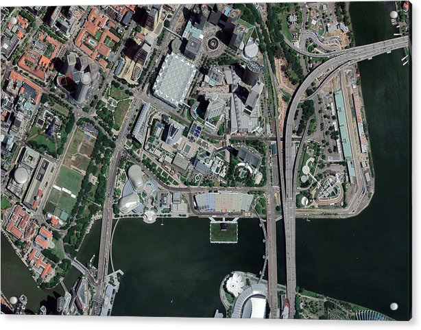 Marina Bay Street Circuit - Acrylic Print