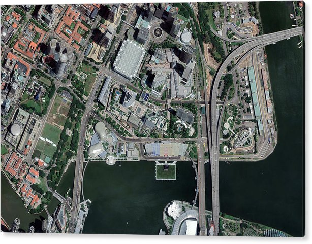 Marina Bay Street Circuit - Acrylic Print