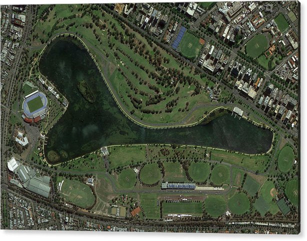 Melbourne Grand Prix Circuit - Acrylic Print