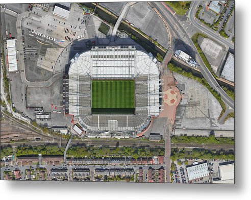 Old Trafford Stadium - Metal Print