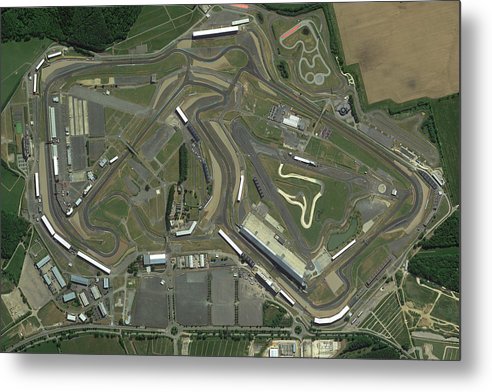 Silverstone Circuit - Metal Print