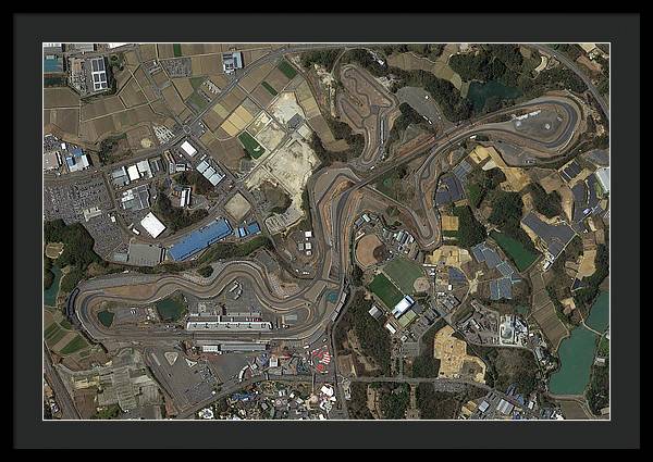 Suzuka International Racing Course - Framed Print