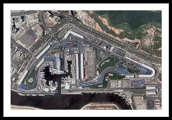 Yas Marina Circuit - Framed Print