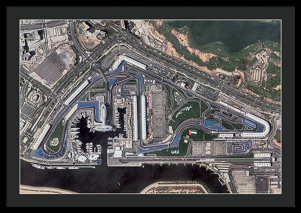 Yas Marina Circuit - Framed Print