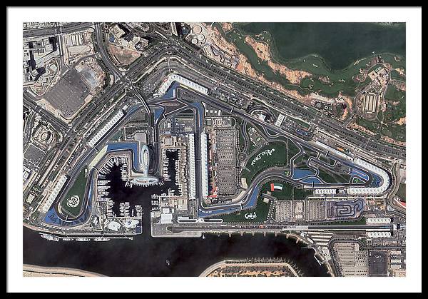 Yas Marina Circuit - Framed Print