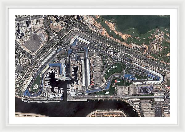 Yas Marina Circuit - Framed Print