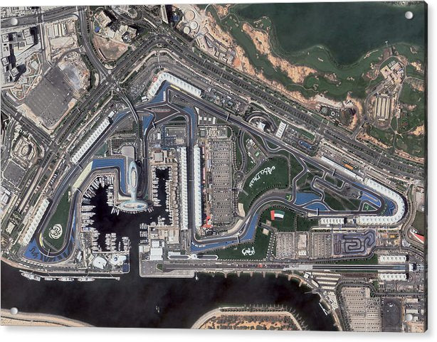 Yas Marina Circuit - Acrylic Print