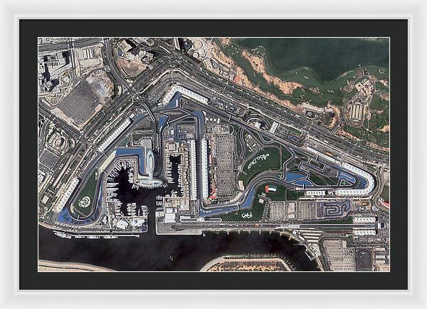 Yas Marina Circuit - Framed Print