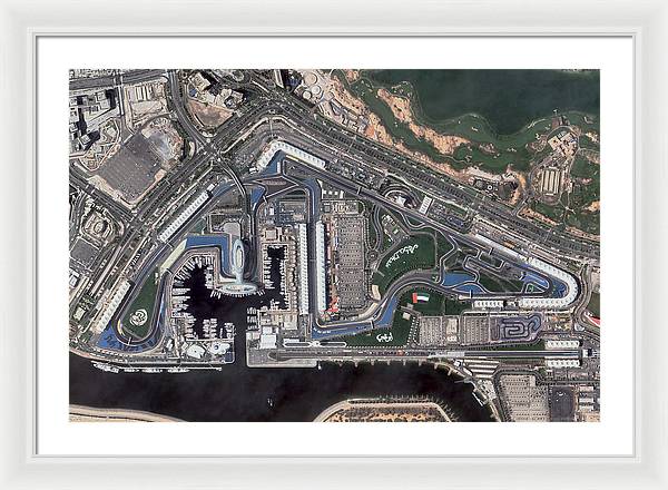 Yas Marina Circuit - Framed Print