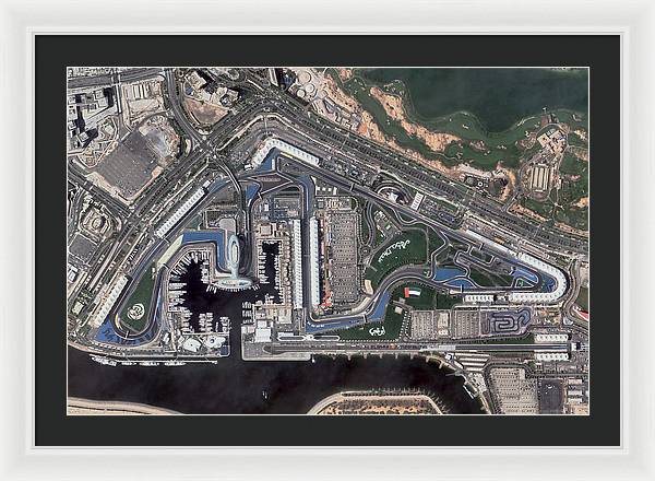 Yas Marina Circuit - Framed Print