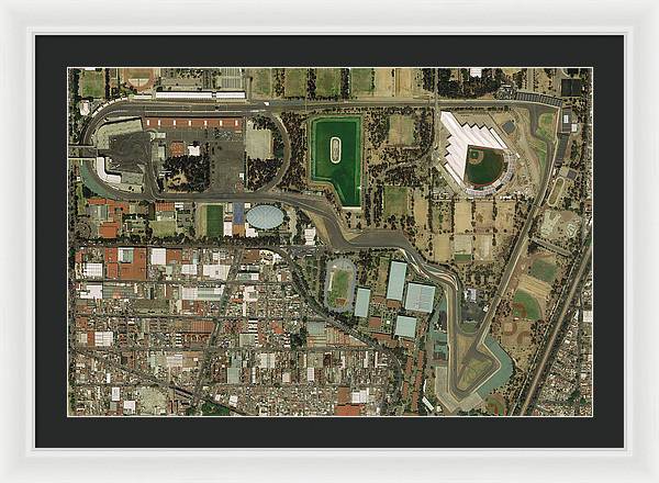 Autodromo Hermanos Rodriguez - Framed Print