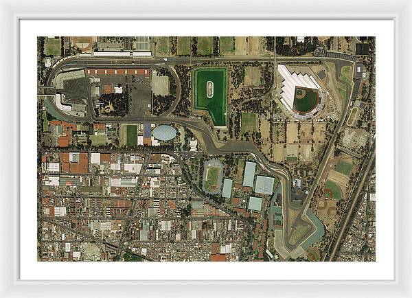 Autodromo Hermanos Rodriguez - Framed Print