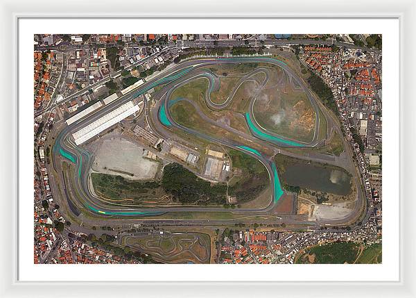 Autodromo Jose Carlos Pace - Framed Print