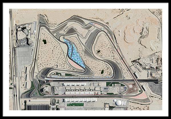 Bahrain International Circuit - Framed Print