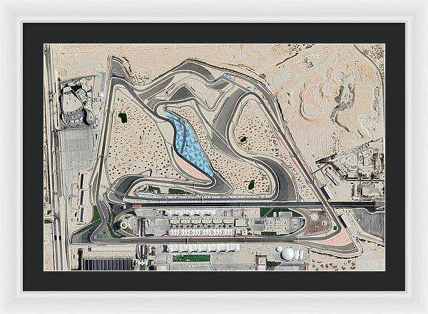 Bahrain International Circuit - Framed Print